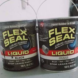 Flexseal Liquid  BLACK  1 Gallon + CLEAR 1 Gallon 