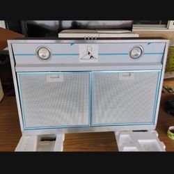 Range Hood Under Cabinet 30" Stainless Steel Whirlpool 