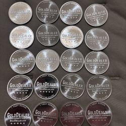 Silver Bullion Generic Rounds 20 Roll BU