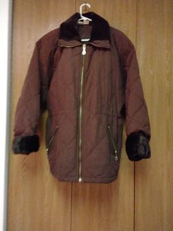 Woman's Brown Warm Winter Coat