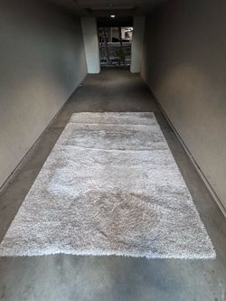 5x7 Beige Shag Area Rug Soft Plush High Pile