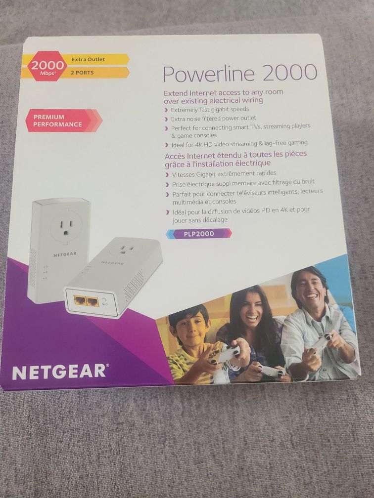 Netgear Powerline 2000 / wifi over electrical line adapters