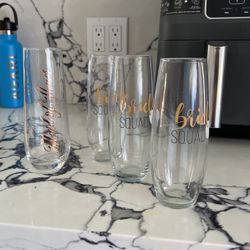 Bridal Party Flutes