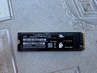 Western Digital Black SN850X 4TB SSD NvME Gen 4