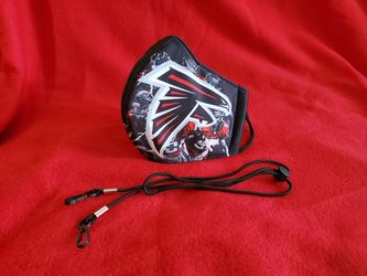 2 pc NFL Atlanta Falcons Face Mask & Lanyard set