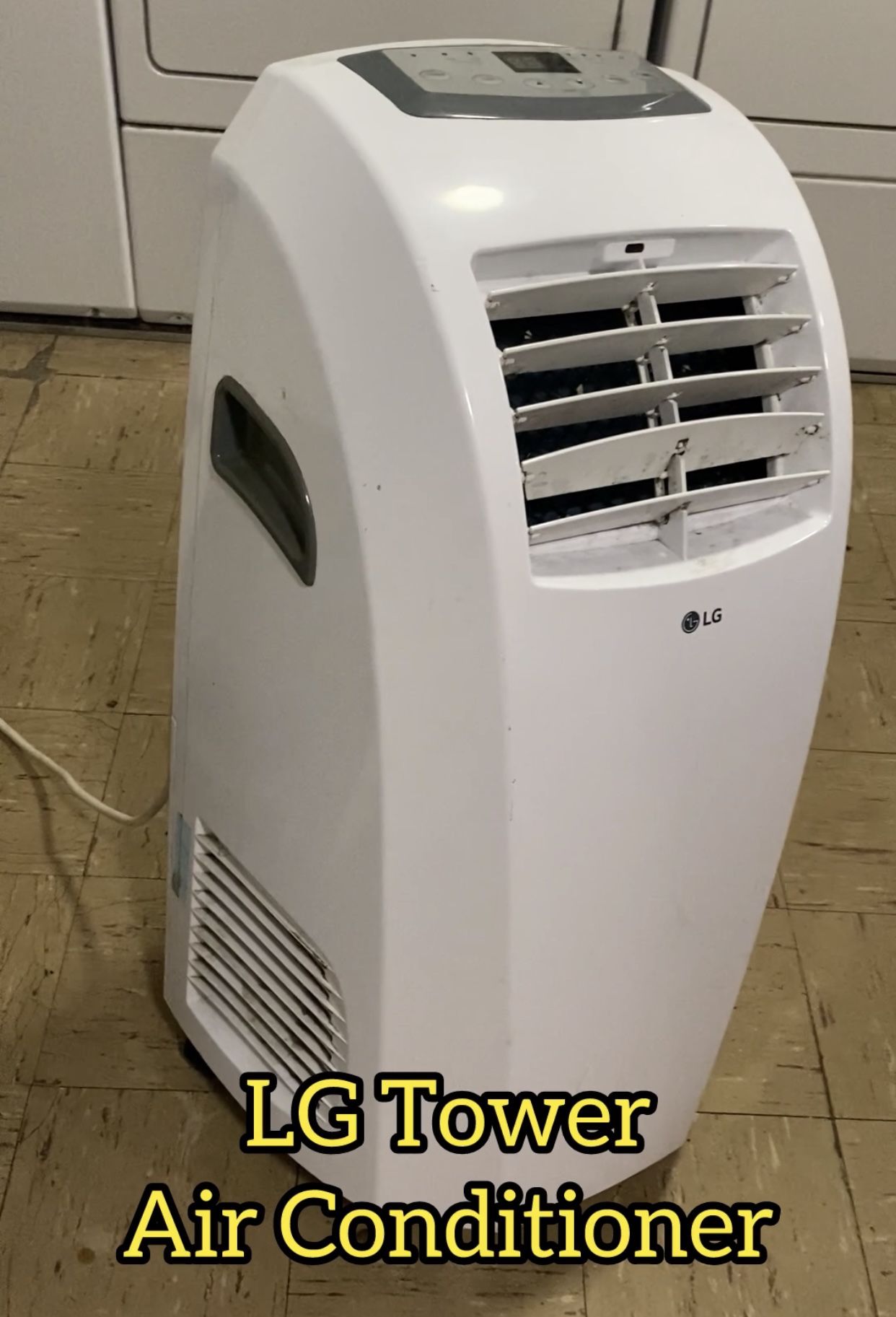 LG 10,000BTU Portable Tower Air Conditioner Model LP1015WNR Great pre-owned condition.