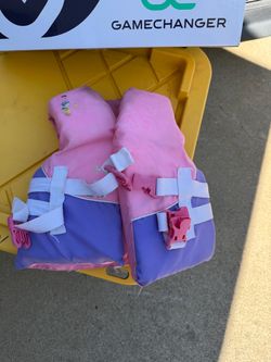Kids Life Jacket Vest Pink Purple
