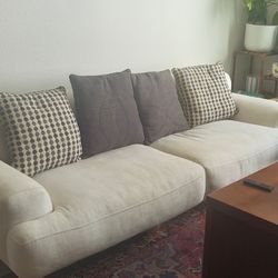 Article | Abisko 91” Sofa | Quartz White