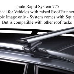 Thule Evo Wingbar W/ 450R Crossroad Foot Pack for Vehicle With Roof Rack.