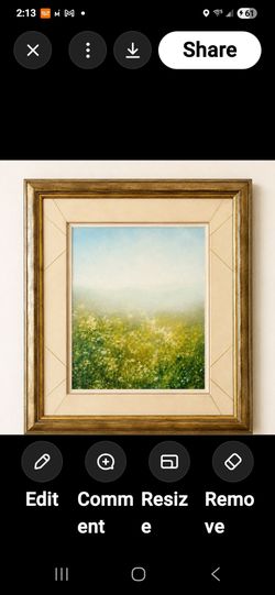 Pamela Husky Original Fiber Art Atmospheric Wildflower Landscape
