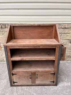 Wooden/Metal Storage Cabinet