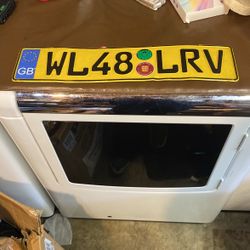 Great Britain License Plate