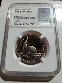 1986 S Liberty 50CENT - PF 69 Ultra Cameo