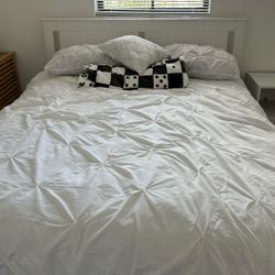 White Bed frame