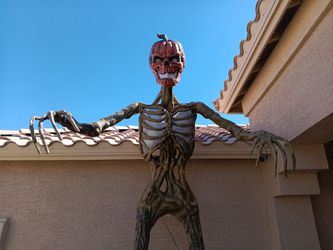 12 ft pumpkin inferno with its original box.