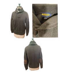 Rugby Shawl Sweater Size Large