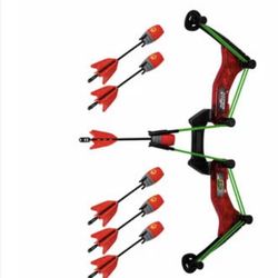 Hyper Strike Bow With 6 Arrows Red=S2-34