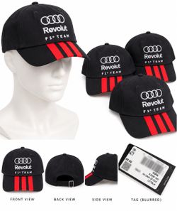 Audi Revolt Factory Team Baseball Cap – Black & Red