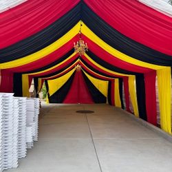Tent Turf Drapping Chairs And Tables Chandeliers (contact info removed)