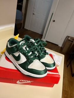NIKE, Dunks Satin Green