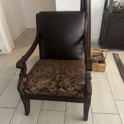 Elegant Wooden Armchair