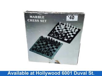 Chess Game Marble Chess Game Green Misc. Hand Tool