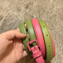 Talbots Genuine Leather Slim Belts See description please !