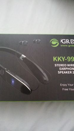Brand new never used. Stereo wireless earphones speaker 2 in 1
