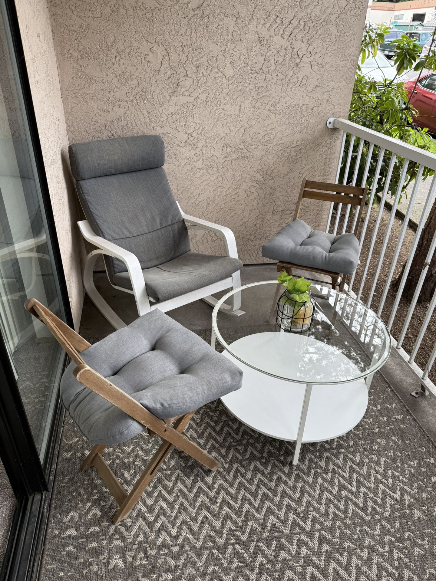 Chairs and table