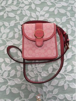 Coach pink crossbody