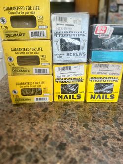 Assorted nails and screws 5 are full 2 has about 1/2. Location below  31705 CR 54,  Wesley Chapel,  FL 33543 Storage Mart