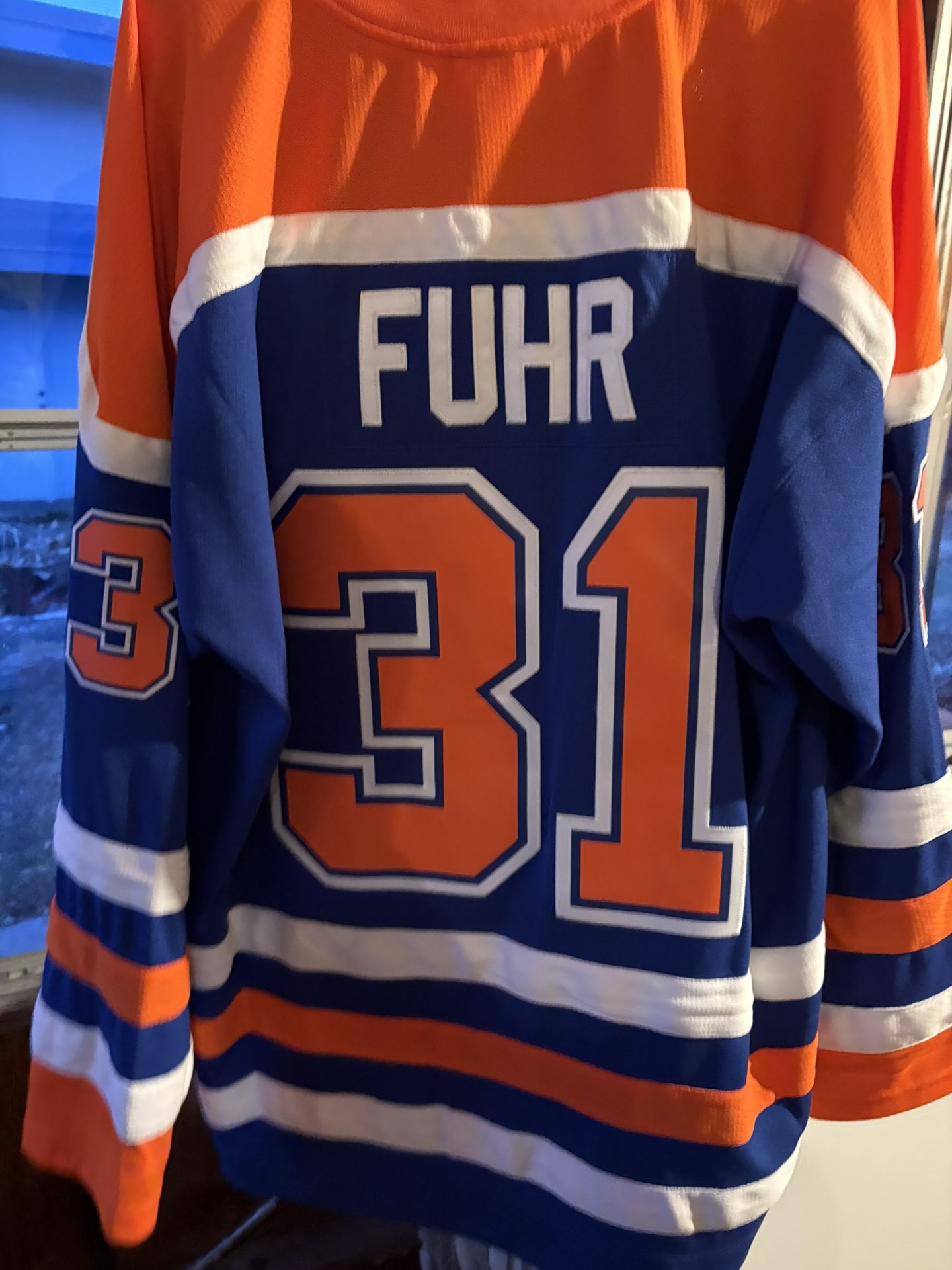 Grant Fuhr 80’s Edmonton Oilers Jersey