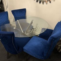 45by45 and 30 inches tall glass table 