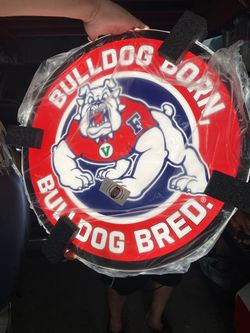 Fresno State Bulldogs Round Sign