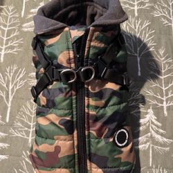 Puppia Mountaineer II Dog Winter Vest, Camo, Medium