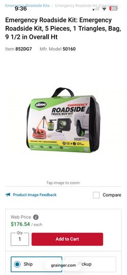 Slime Heavy Duty Emergency Roadside Kit