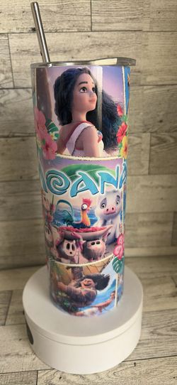 Moana Skinny 20oz Tumbler with Straw