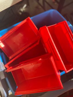 Stackable bins and rocking chair