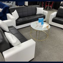 New Living Room Sofa Set Sleeper 3pc - Delivery Available 