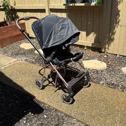 Cybex Mios Black/Rose Gold Compact Stroller