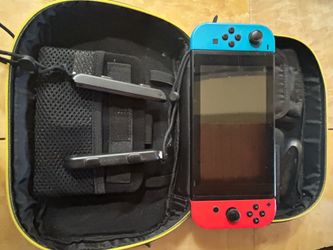 Nintendo Switch with Pokémon Case