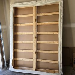 Queen Sized Bed Wooden Box Frame