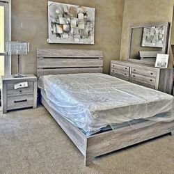 New 4pc Bedroom Set In Box Buy Now Pay Later $39 Down No Credit Needed 