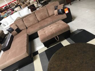 sectional with ottoman
