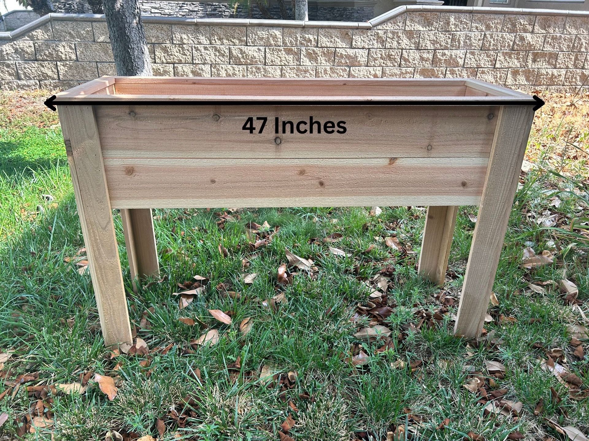Raised Planter Boxes 30β tall no bending down