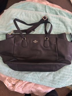 Coach baby bag