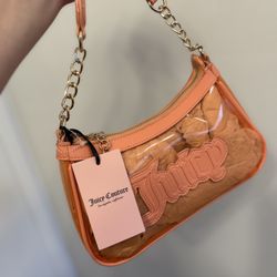 New Juicy Couture Clear Orange Shoulder Bag 🍊