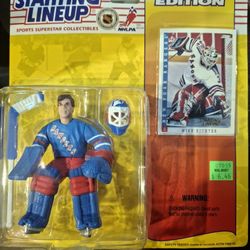 1994 New York Rangers Mike Richter Starting Lineup 