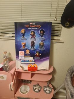 The Marvels McDonald's Display Toy Set