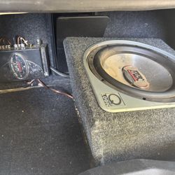 MTX Logic Q 12” Sub And MTX Thunder 4122 Amp